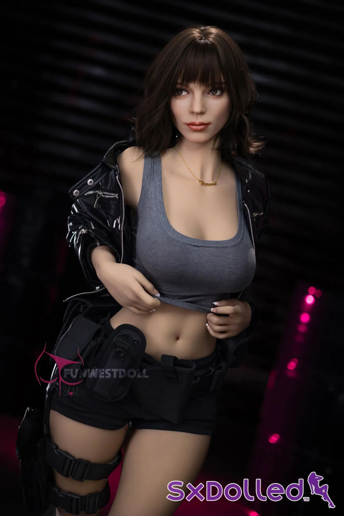 Eve A (F Cup) (159cm) | Brunette Mature Pear Sex Doll | Funwest Doll F Cup / 159cm / Brunette Sex Doll