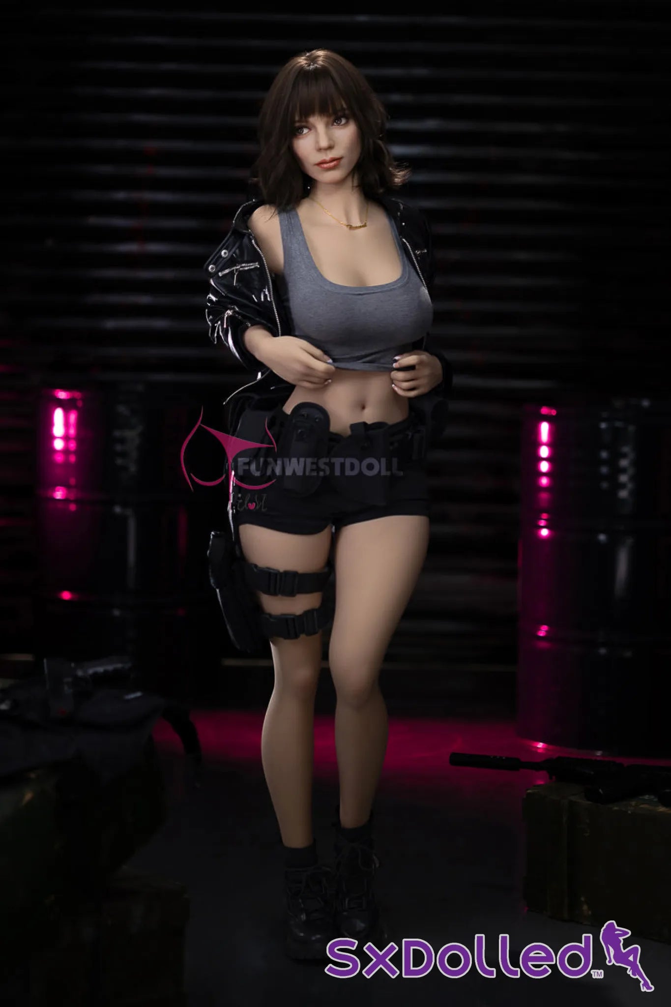Eve A (F Cup) (159cm) | Brunette Mature Pear Sex Doll | Funwest Doll F Cup / 159cm / Brunette Sex Doll