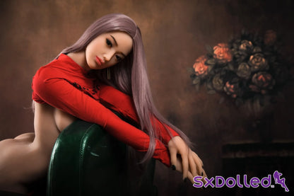 Evelyn B (B-Cup) (158cm) | Purple Haired Eurasian Sex Doll | HR Doll - B-Cup / 158cm / Purple - Sex Doll
