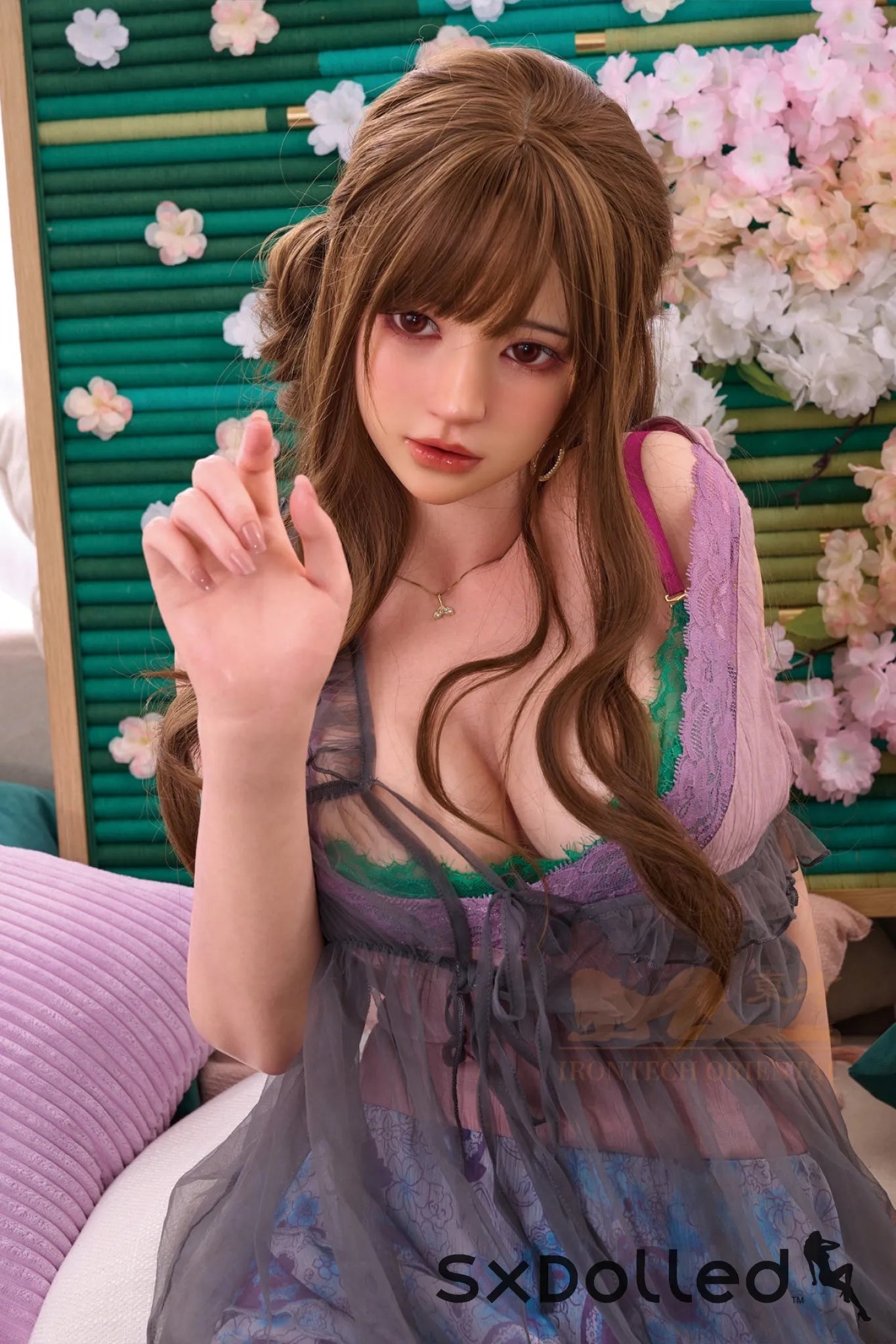 Evie C (H-Cup) (161cm) | Busty Asian Curvy Sex Doll | Irontech Doll H-Cup / 161cm / Brunette Sex Doll