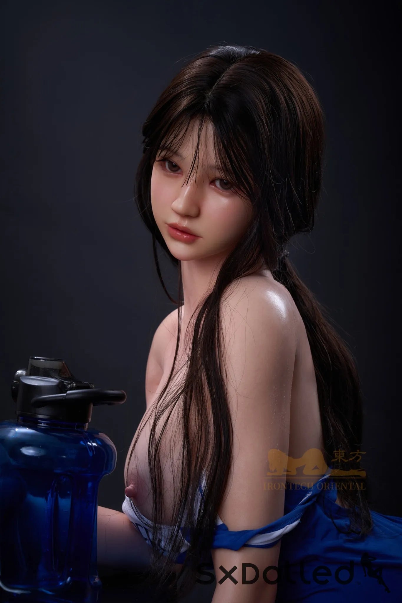 Evie E (H-Cup) (161cm) | Busty Thick Asian Sex Doll | Irontech Doll H-Cup / 161cm / Brunette Sex Doll