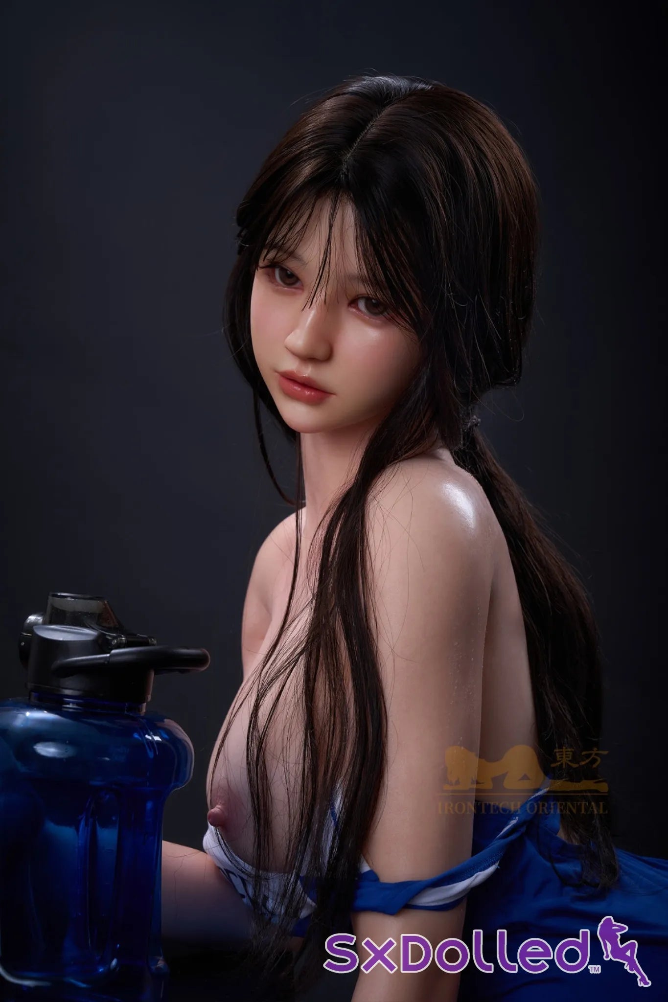 Evie E (H-Cup) (161cm) | Busty Thick Asian Sex Doll | Irontech Doll H-Cup / 161cm / Brunette Sex Doll