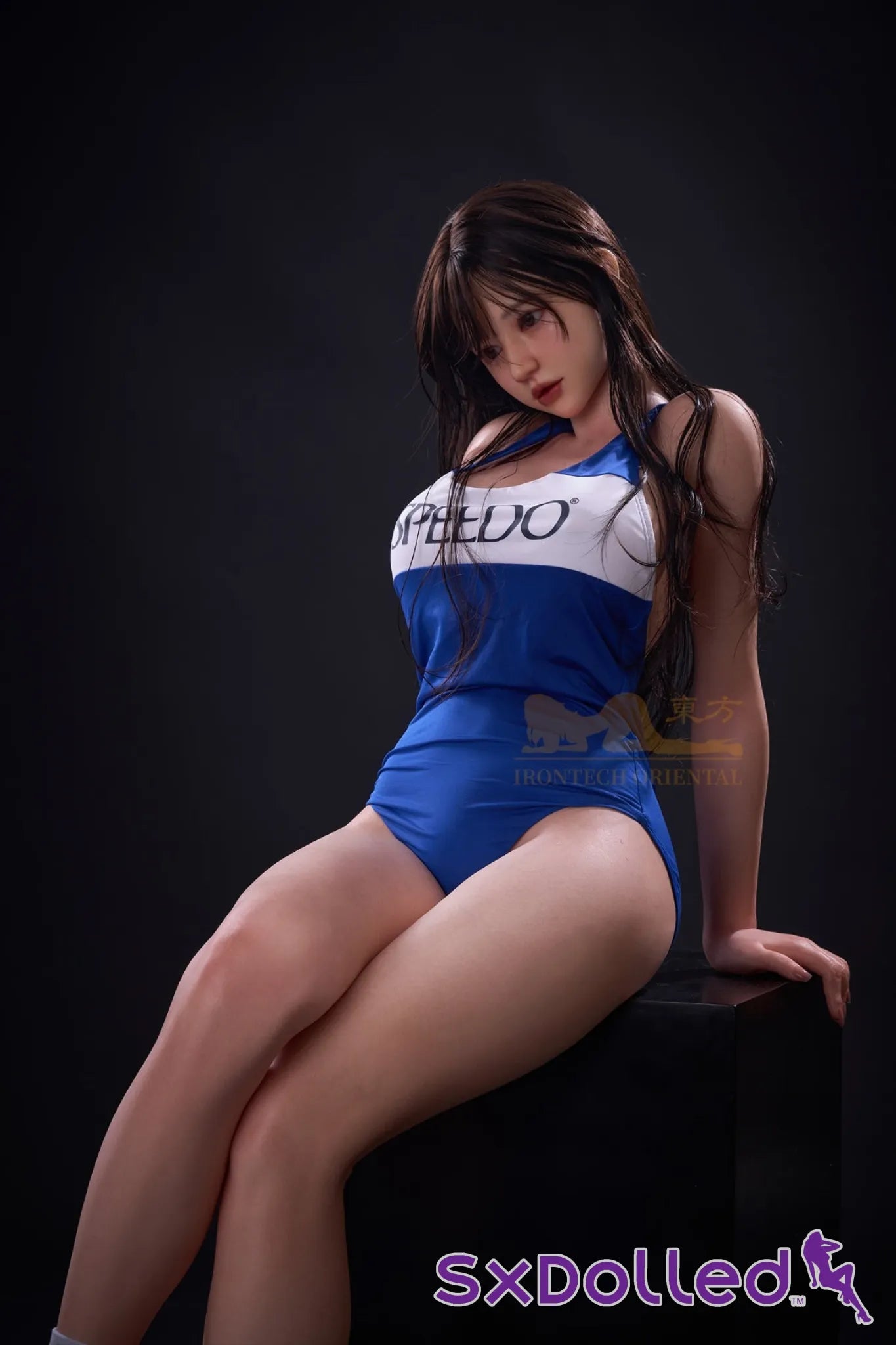 Evie E (H-Cup) (161cm) | Busty Thick Asian Sex Doll | Irontech Doll H-Cup / 161cm / Brunette Sex Doll