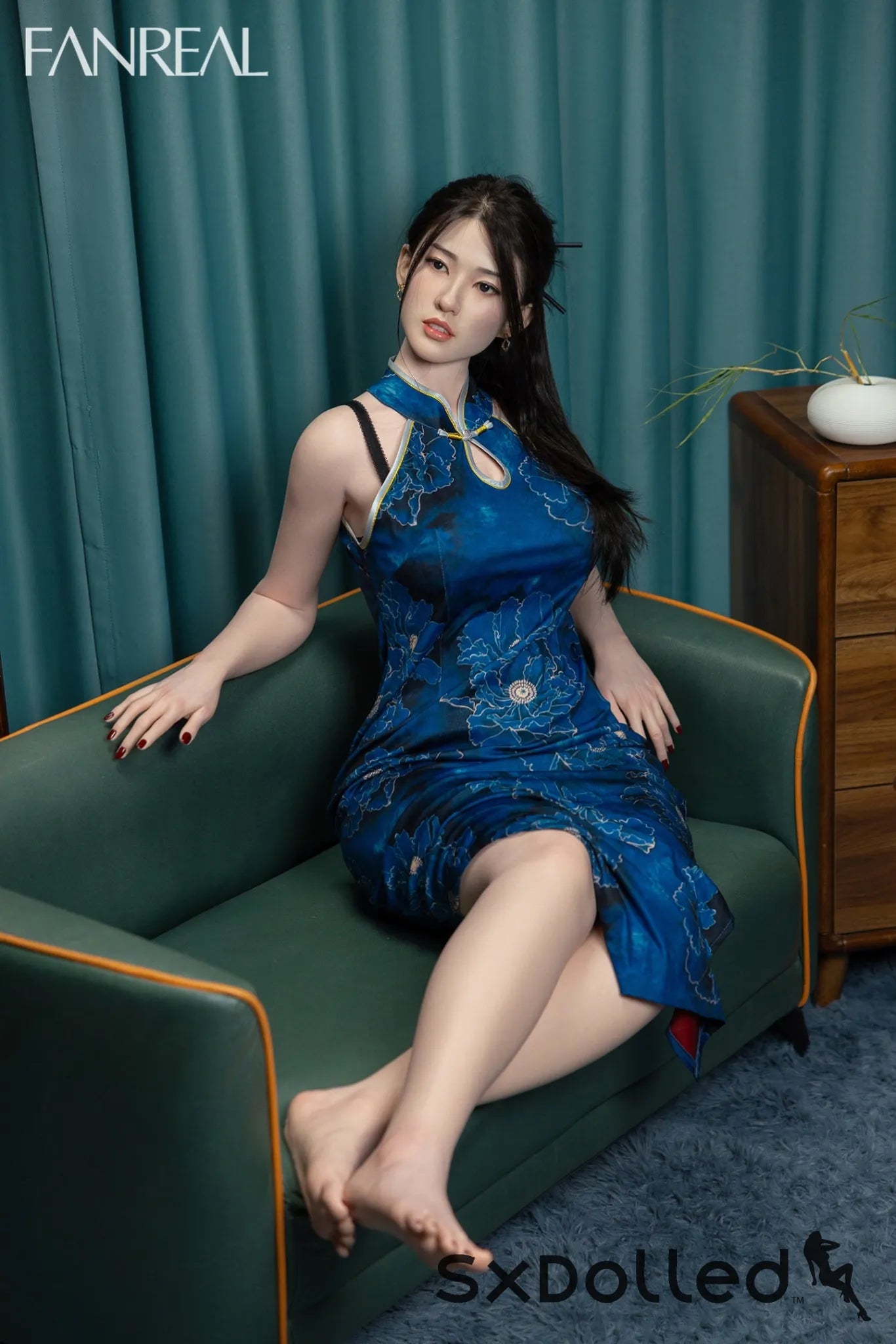Fei A (G-Cup) (170cm) | Ultra Realistic Asian Sex Doll | Fanreal G-Cup / 170cm / Black Sex Doll