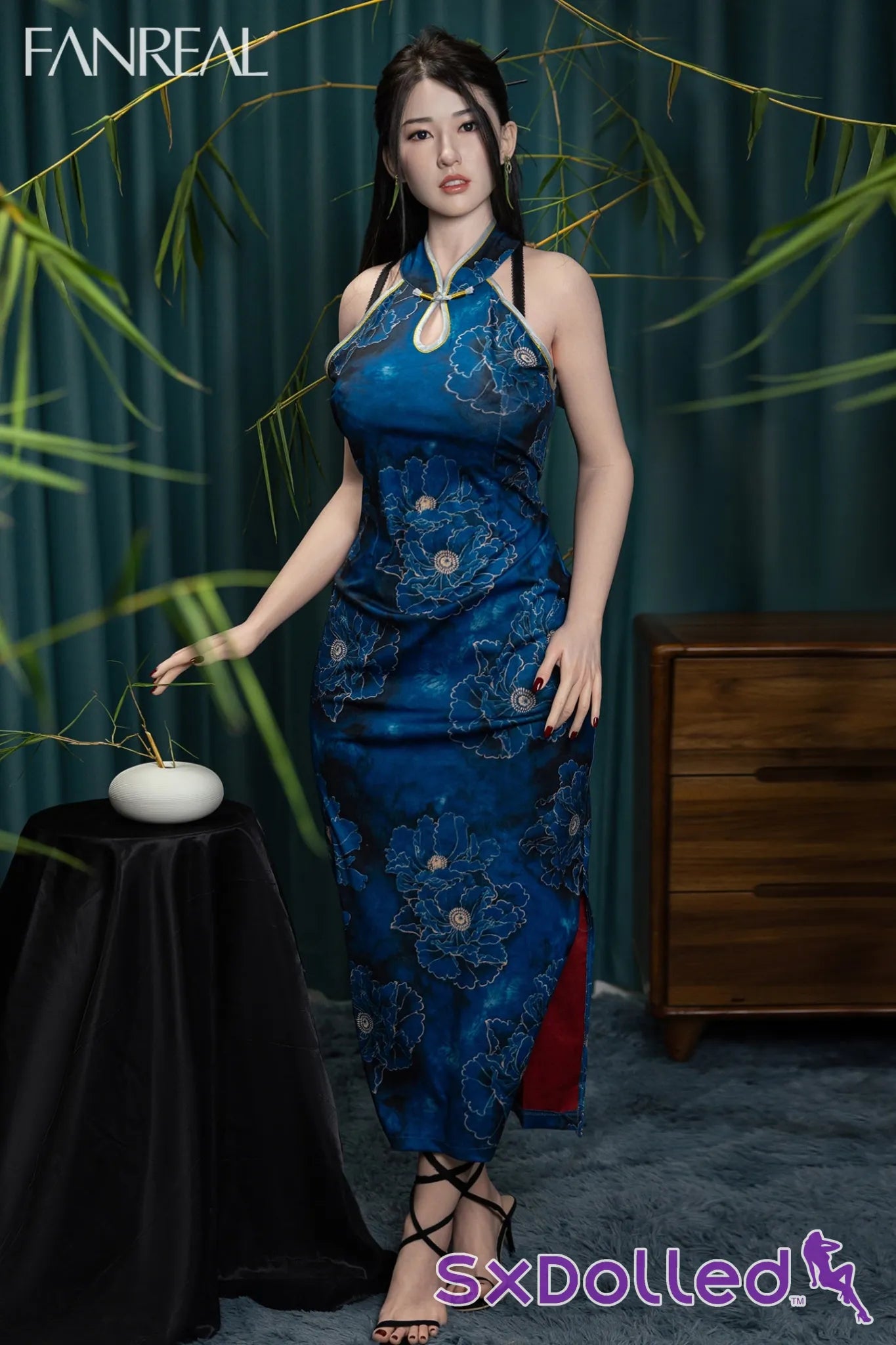 Fei A (G-Cup) (170cm) | Ultra Realistic Asian Sex Doll | Fanreal G-Cup / 170cm / Black Sex Doll
