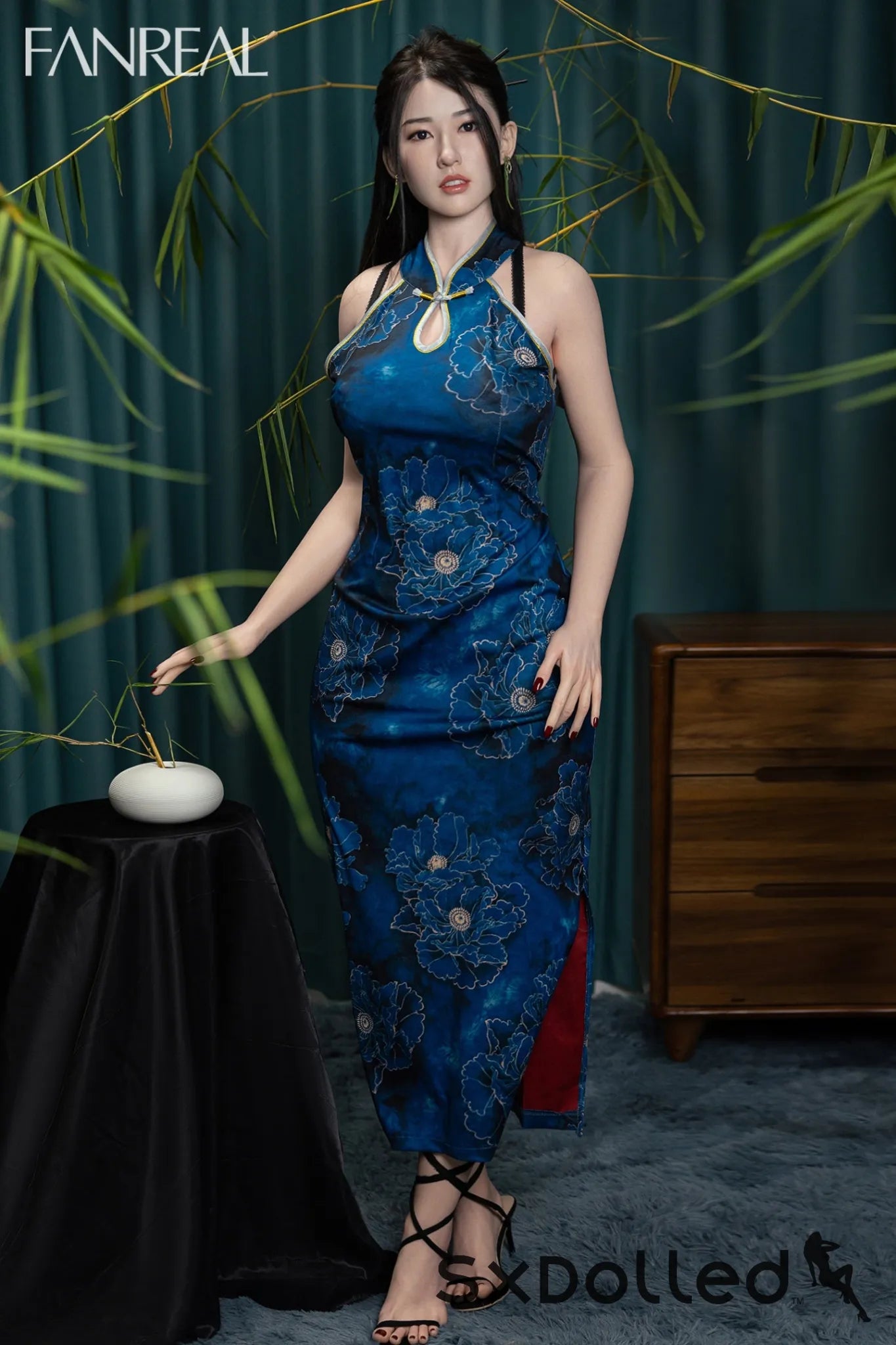 Fei A (G-Cup) (170cm) | Ultra Realistic Asian Sex Doll | Fanreal G-Cup / 170cm / Black Sex Doll