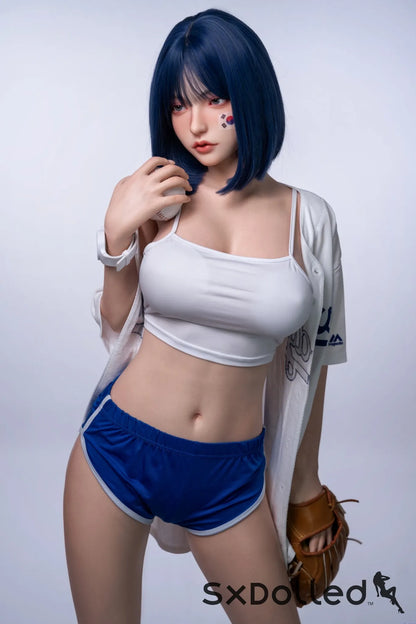Fenessa (F-Cup) (158cm) | Blue Hair Korean Sex Doll | Orangein Doll F-Cup / 158cm / Blue Sex Doll