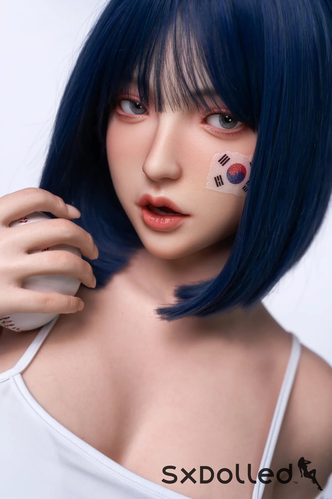 Fenessa (F-Cup) (158cm) | Blue Hair Korean Sex Doll | Orangein Doll F-Cup / 158cm / Blue Sex Doll