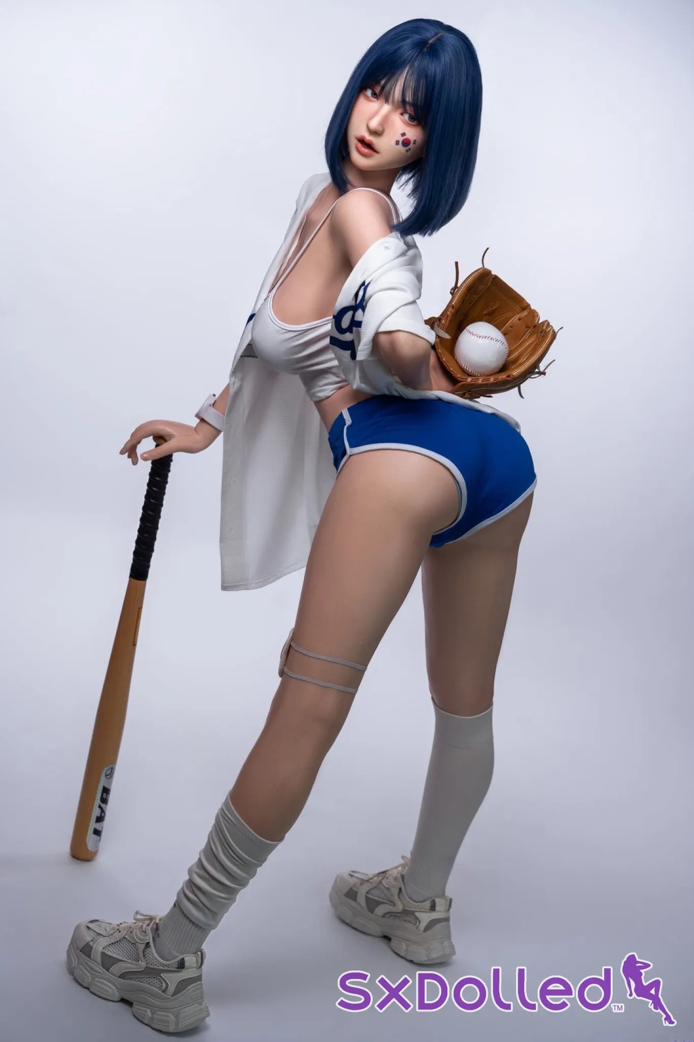 Fenessa (F-Cup) (158cm) | Blue Hair Korean Sex Doll | Orangein Doll F-Cup / 158cm / Blue Sex Doll