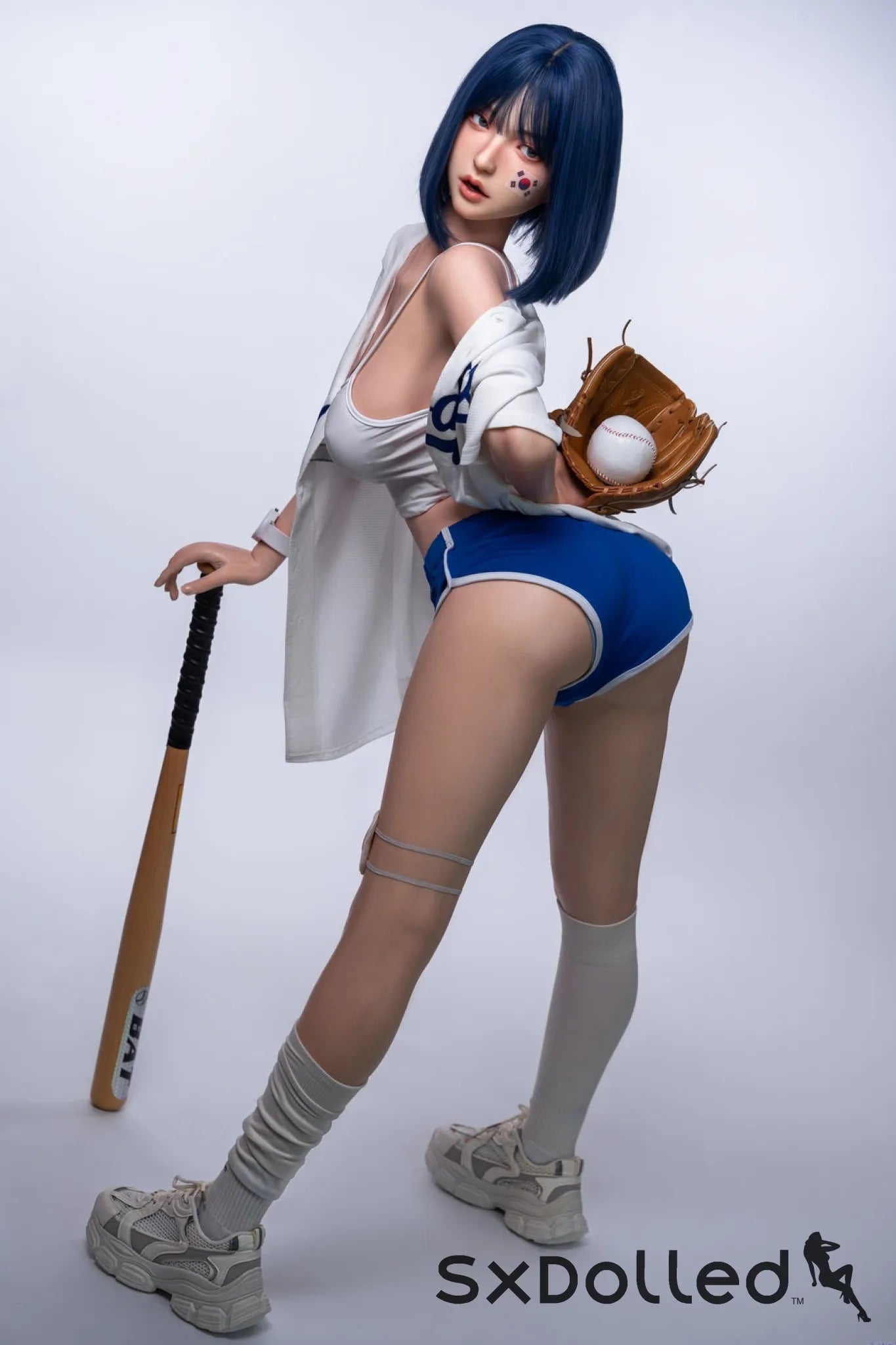 Fenessa (F-Cup) (158cm) | Blue Hair Korean Sex Doll | Orangein Doll F-Cup / 158cm / Blue Sex Doll