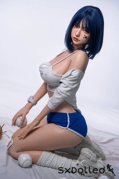 Fenessa (F-Cup) (158cm) | Blue Hair Korean Sex Doll | Orangein Doll F-Cup / 158cm / Blue Sex Doll