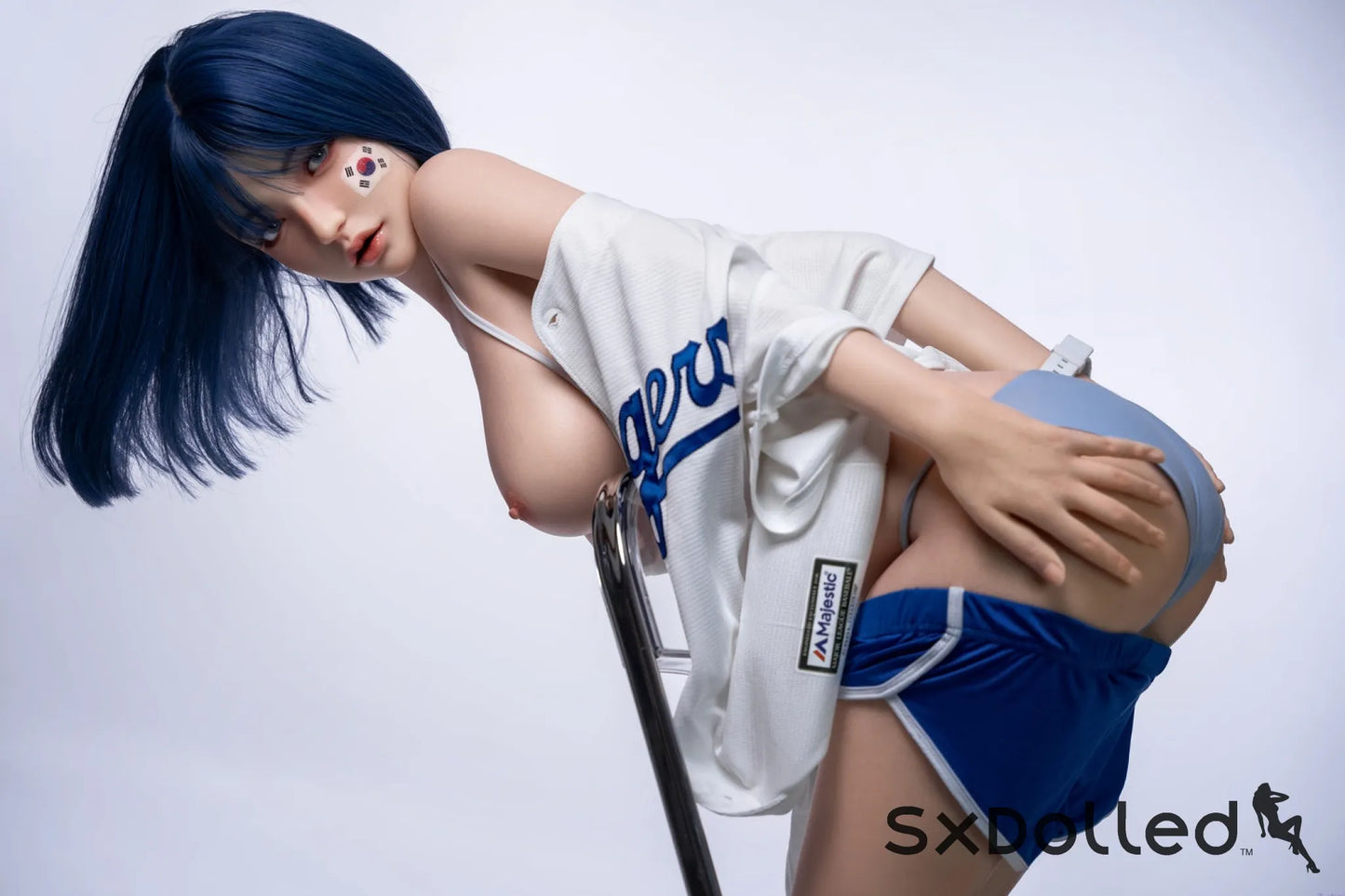 Fenessa (F-Cup) (158cm) | Blue Hair Korean Sex Doll | Orangein Doll F-Cup / 158cm / Blue Sex Doll
