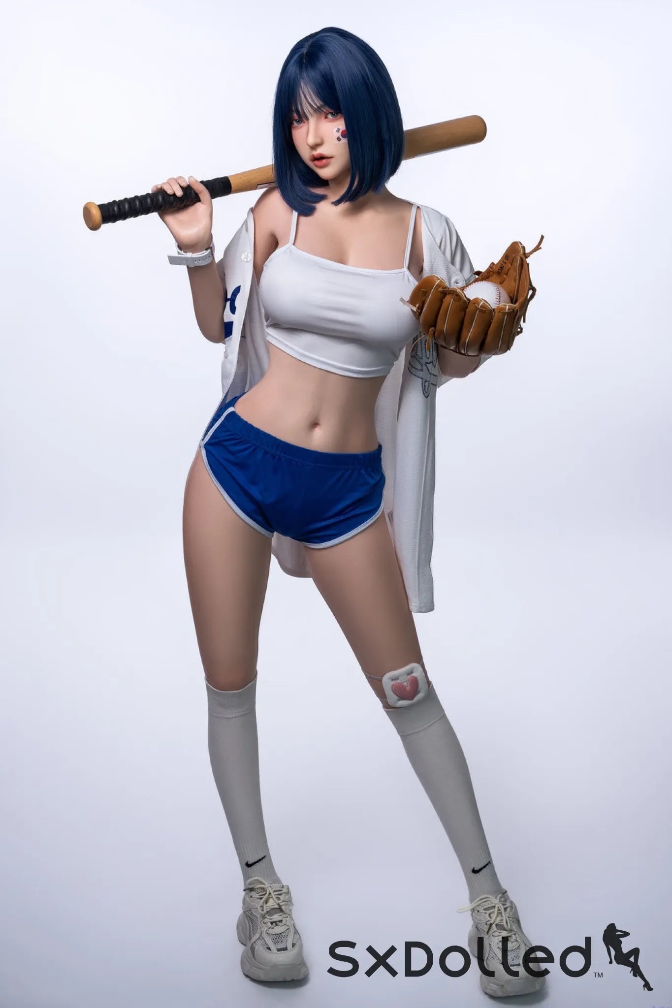 Fenessa (F-Cup) (158cm) | Blue Hair Korean Sex Doll | Orangein Doll F-Cup / 158cm / Blue Sex Doll