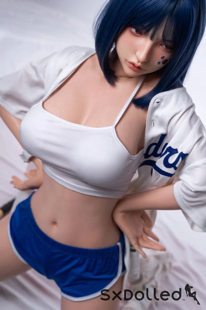 Fenessa (F-Cup) (158cm) | Blue Hair Korean Sex Doll | Orangein Doll F-Cup / 158cm / Blue Sex Doll
