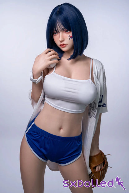 Fenessa (F-Cup) (158cm) | Blue Hair Korean Sex Doll | Orangein Doll F-Cup / 158cm / Blue Sex Doll