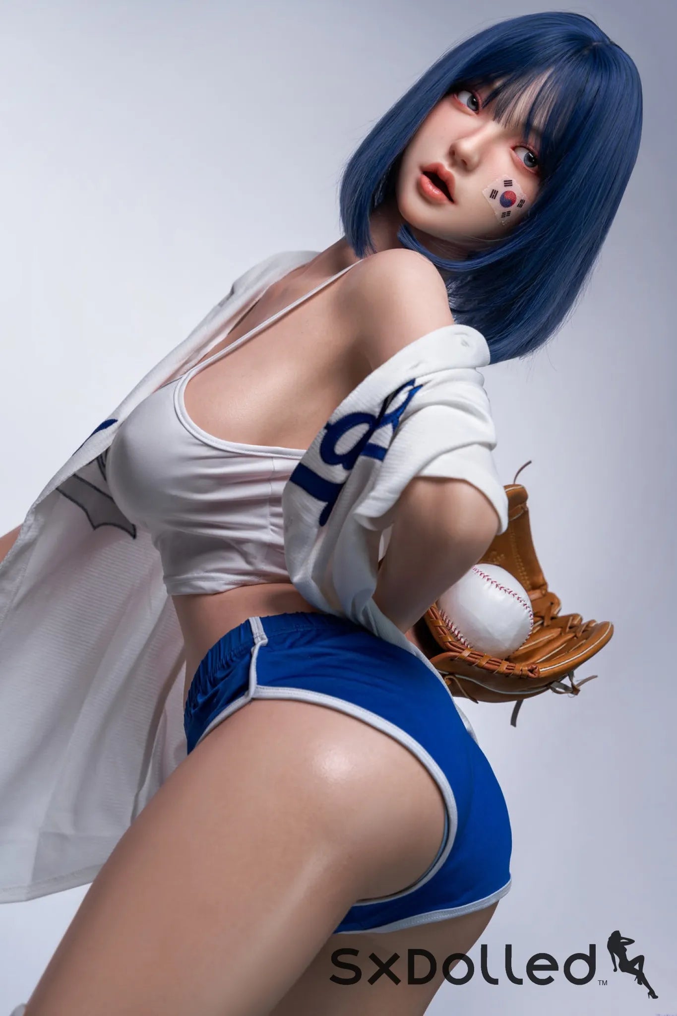 Fenessa (F-Cup) (158cm) | Blue Hair Korean Sex Doll | Orangein Doll F-Cup / 158cm / Blue Sex Doll