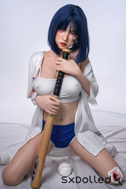 Fenessa (F-Cup) (158cm) | Blue Hair Korean Sex Doll | Orangein Doll F-Cup / 158cm / Blue Sex Doll