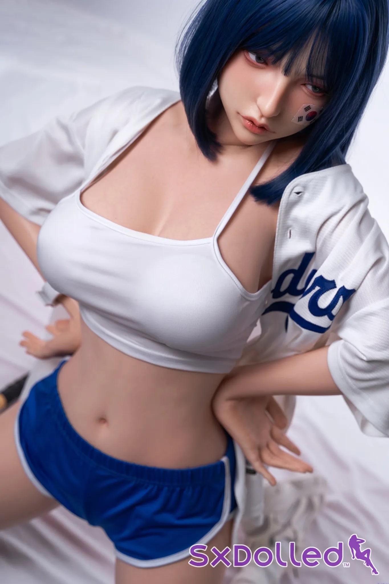 Fenessa (F-Cup) (158cm) | Blue Hair Korean Sex Doll | Orangein Doll F-Cup / 158cm / Blue Sex Doll