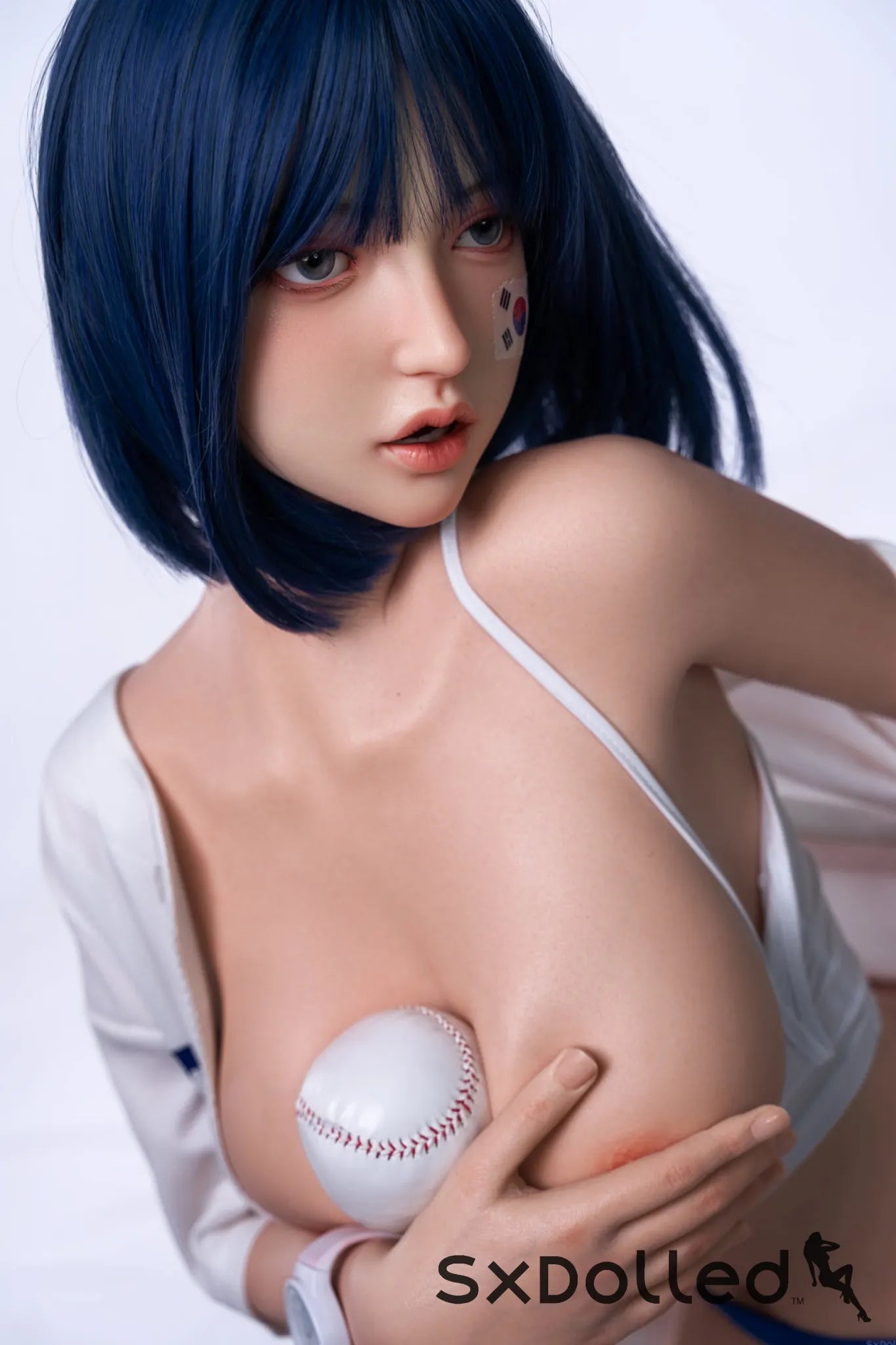 Fenessa (F-Cup) (158cm) | Blue Hair Korean Sex Doll | Orangein Doll F-Cup / 158cm / Blue Sex Doll
