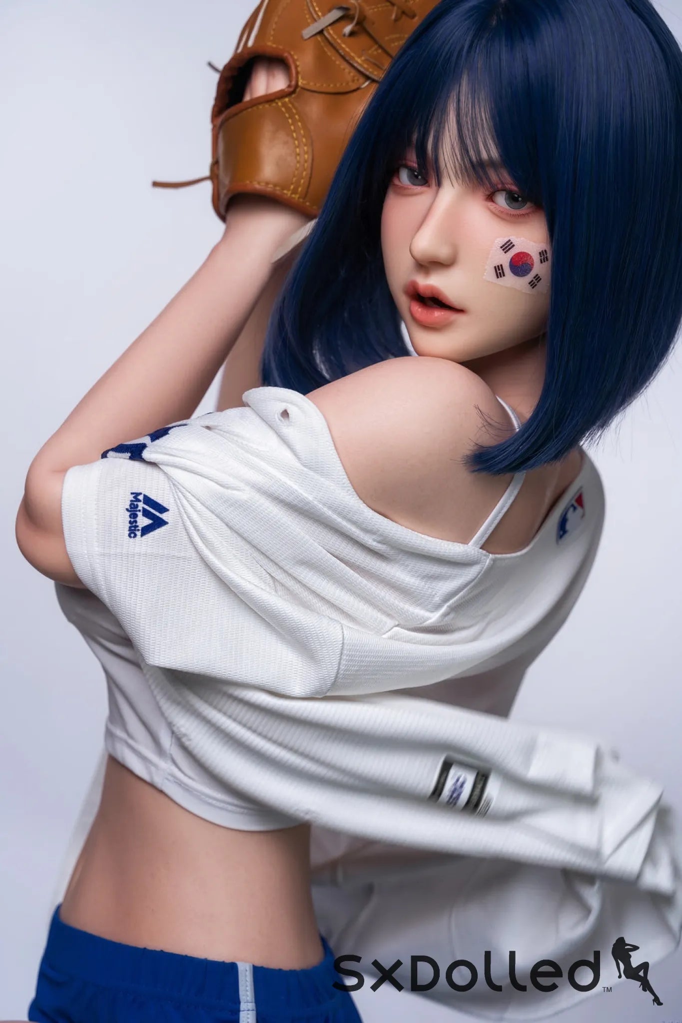 Fenessa (F-Cup) (158cm) | Blue Hair Korean Sex Doll | Orangein Doll F-Cup / 158cm / Blue Sex Doll