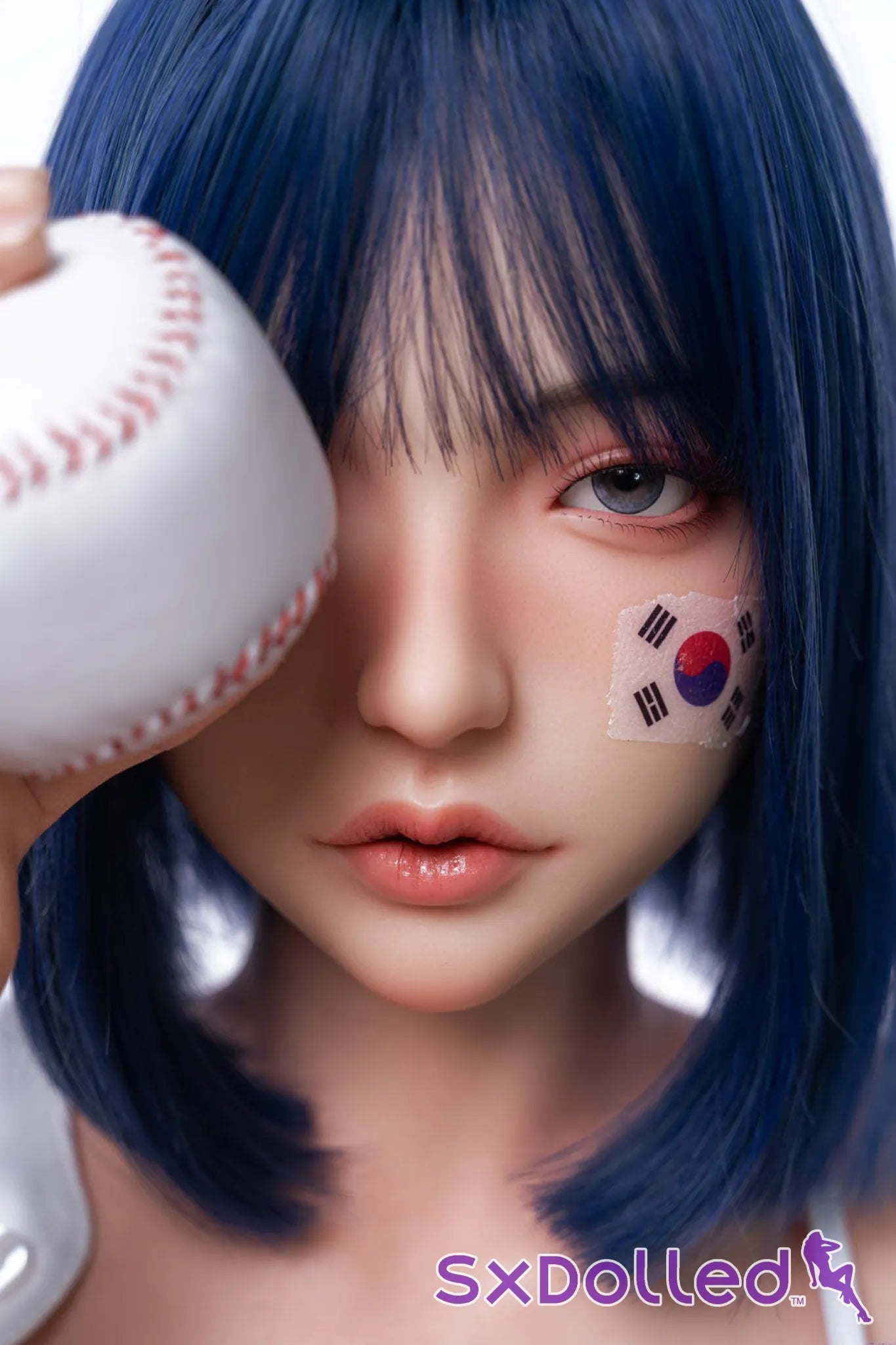 Fenessa (F-Cup) (158cm) | Blue Hair Korean Sex Doll | Orangein Doll F-Cup / 158cm / Blue Sex Doll