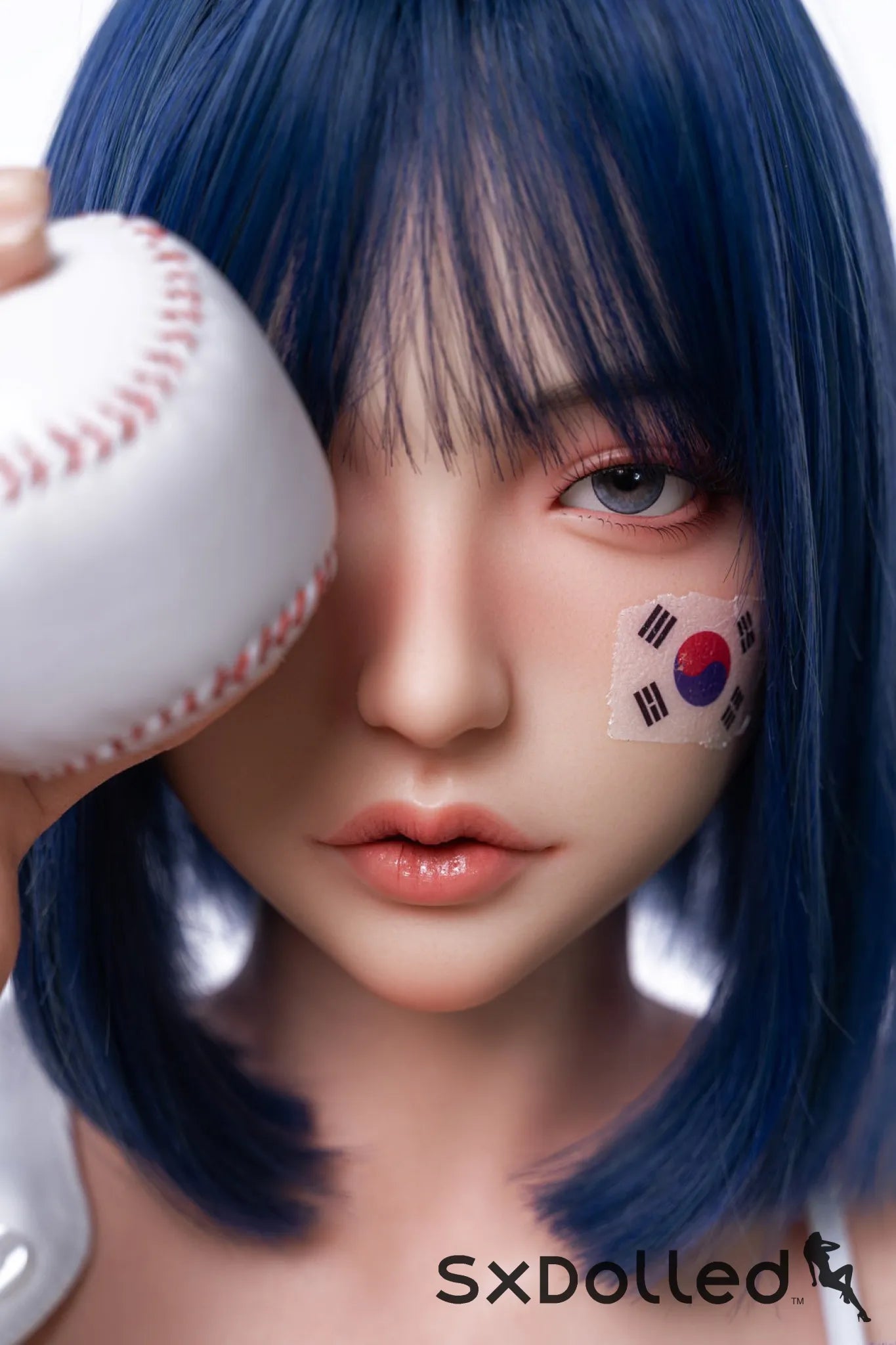 Fenessa (F-Cup) (158cm) | Blue Hair Korean Sex Doll | Orangein Doll F-Cup / 158cm / Blue Sex Doll