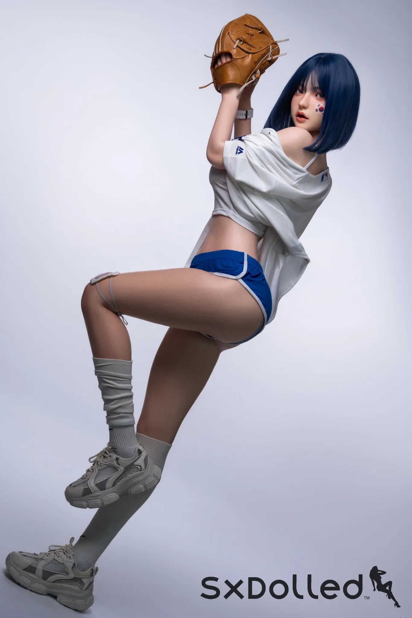 Fenessa (F-Cup) (158cm) | Blue Hair Korean Sex Doll | Orangein Doll F-Cup / 158cm / Blue Sex Doll