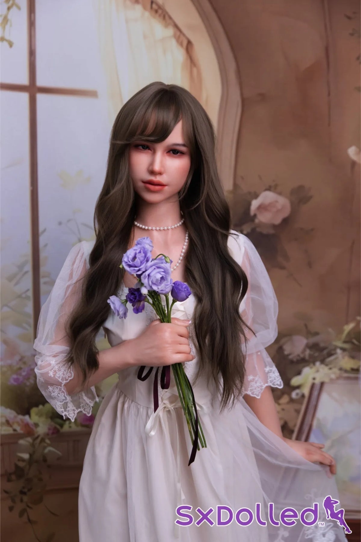 Finae (C-Cup) (160cm) | Brunete Flower Girl Sex Doll | Fire Doll - C-Cup / 160cm / Brunette - Sex Doll