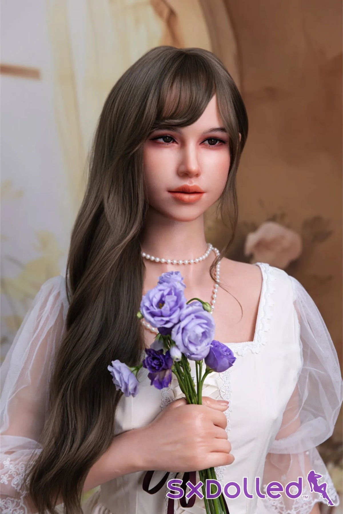 Finae (C-Cup) (160cm) | Brunete Flower Girl Sex Doll | Fire Doll - C-Cup / 160cm / Brunette - Sex Doll
