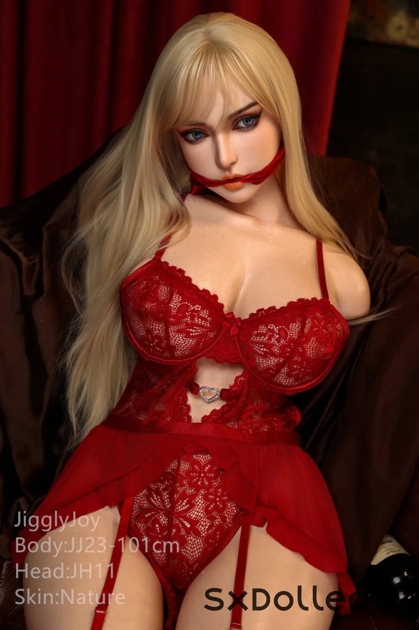 Flora A (F-Cup) (101cm) | Blonde Pear Sex Doll Torso | JigglyJoy F-Cup / 101cm / Blonde Sex Torso