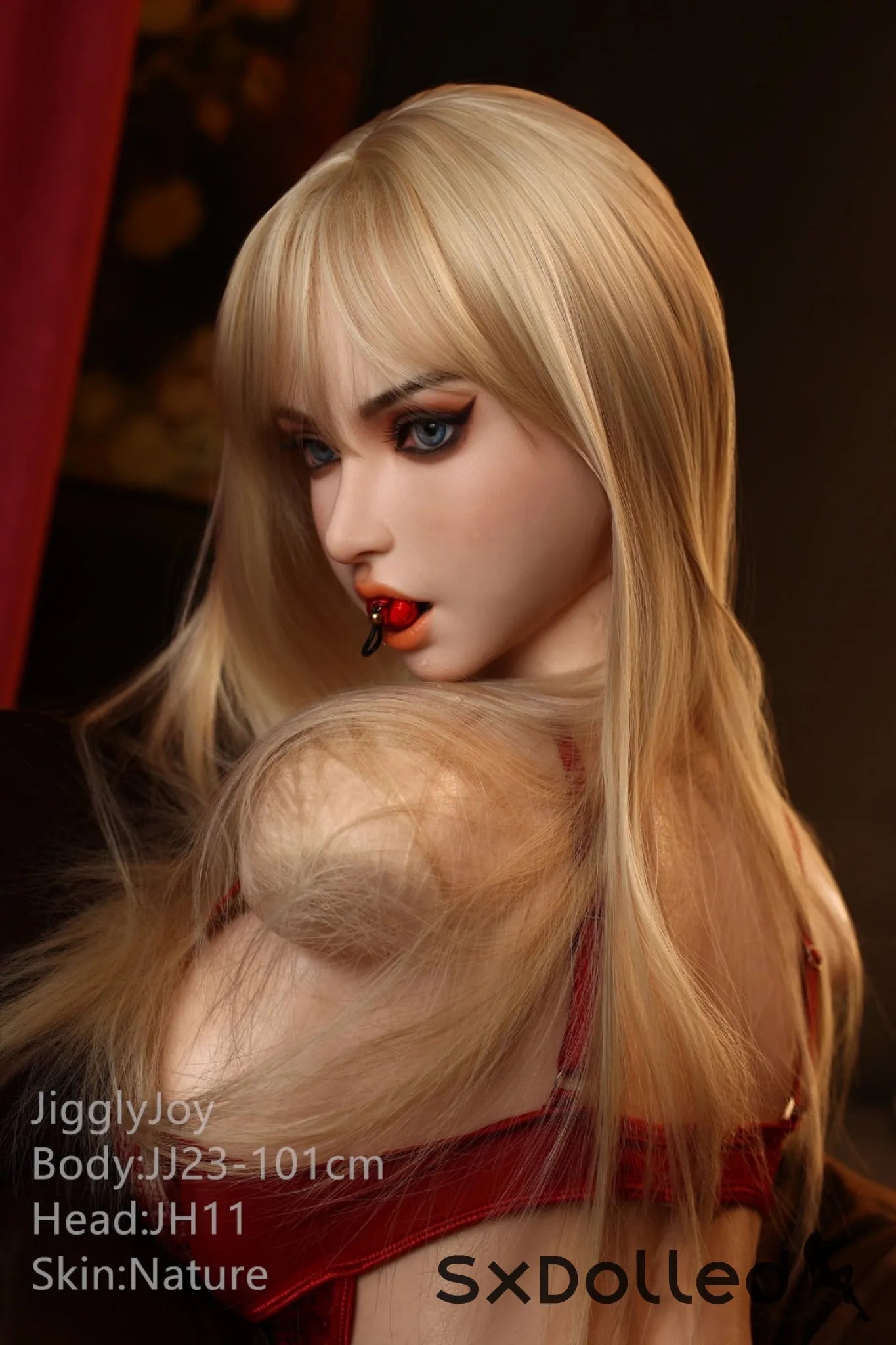 Flora A (F-Cup) (101cm) | Blonde Pear Sex Doll Torso | JigglyJoy F-Cup / 101cm / Blonde Sex Torso