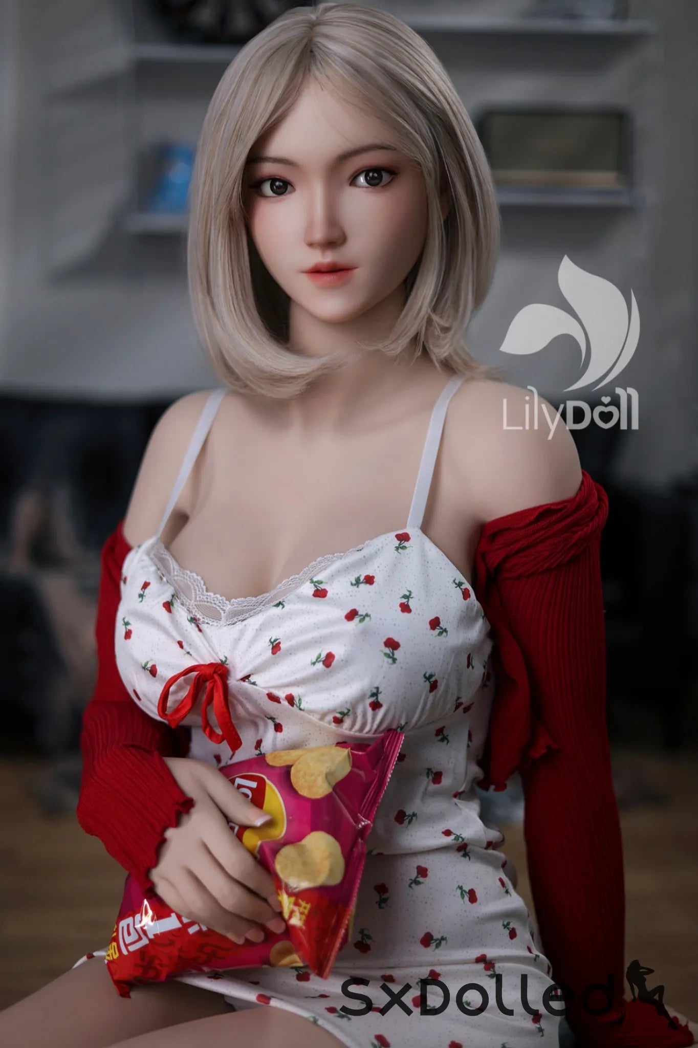 Freya A (F-Cup) (168cm) | Soft Face Short Hair Sex Doll | Lily Doll F-Cup / 168cm / Grey Sex Doll