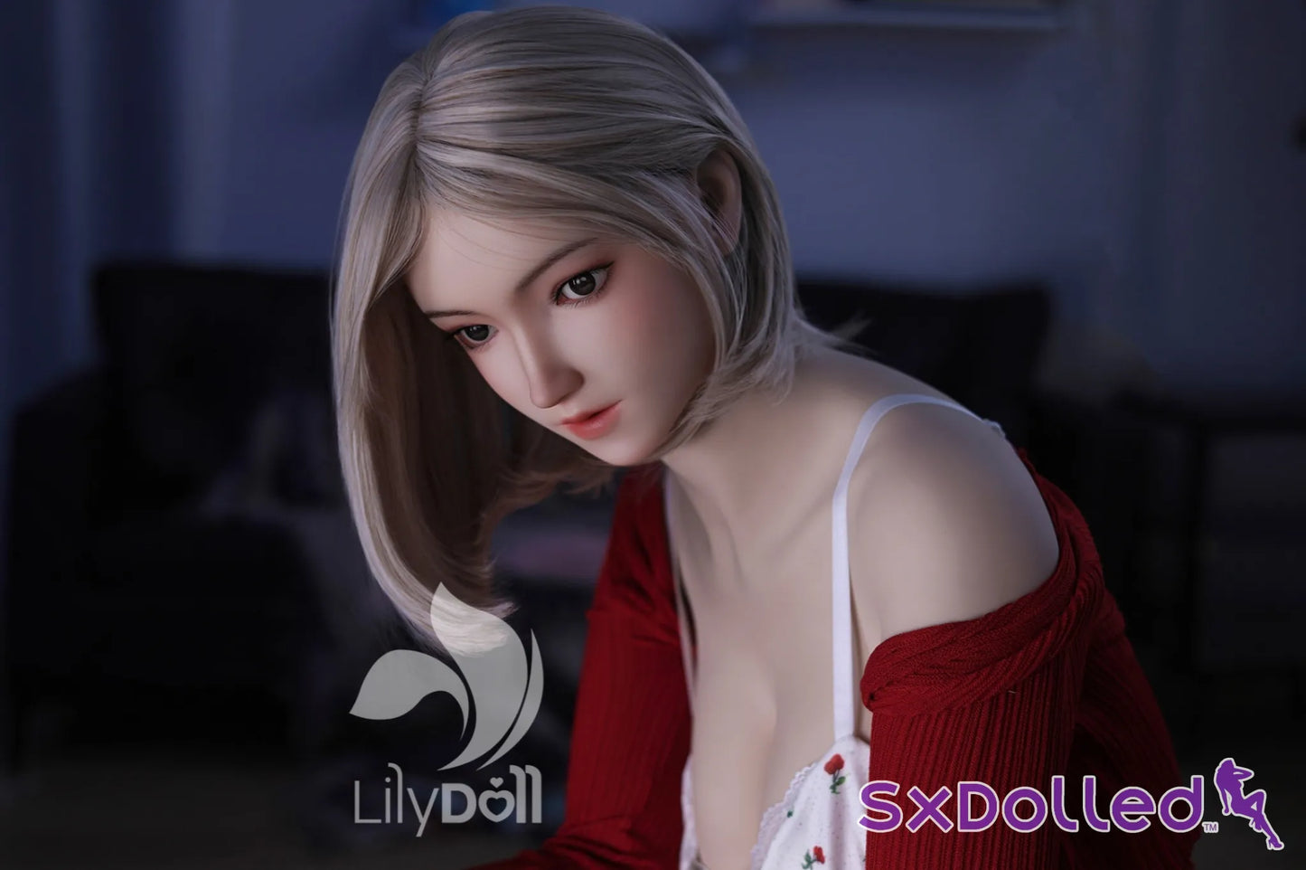 Freya A (F-Cup) (168cm) | Soft Face Short Hair Sex Doll | Lily Doll F-Cup / 168cm / Grey Sex Doll