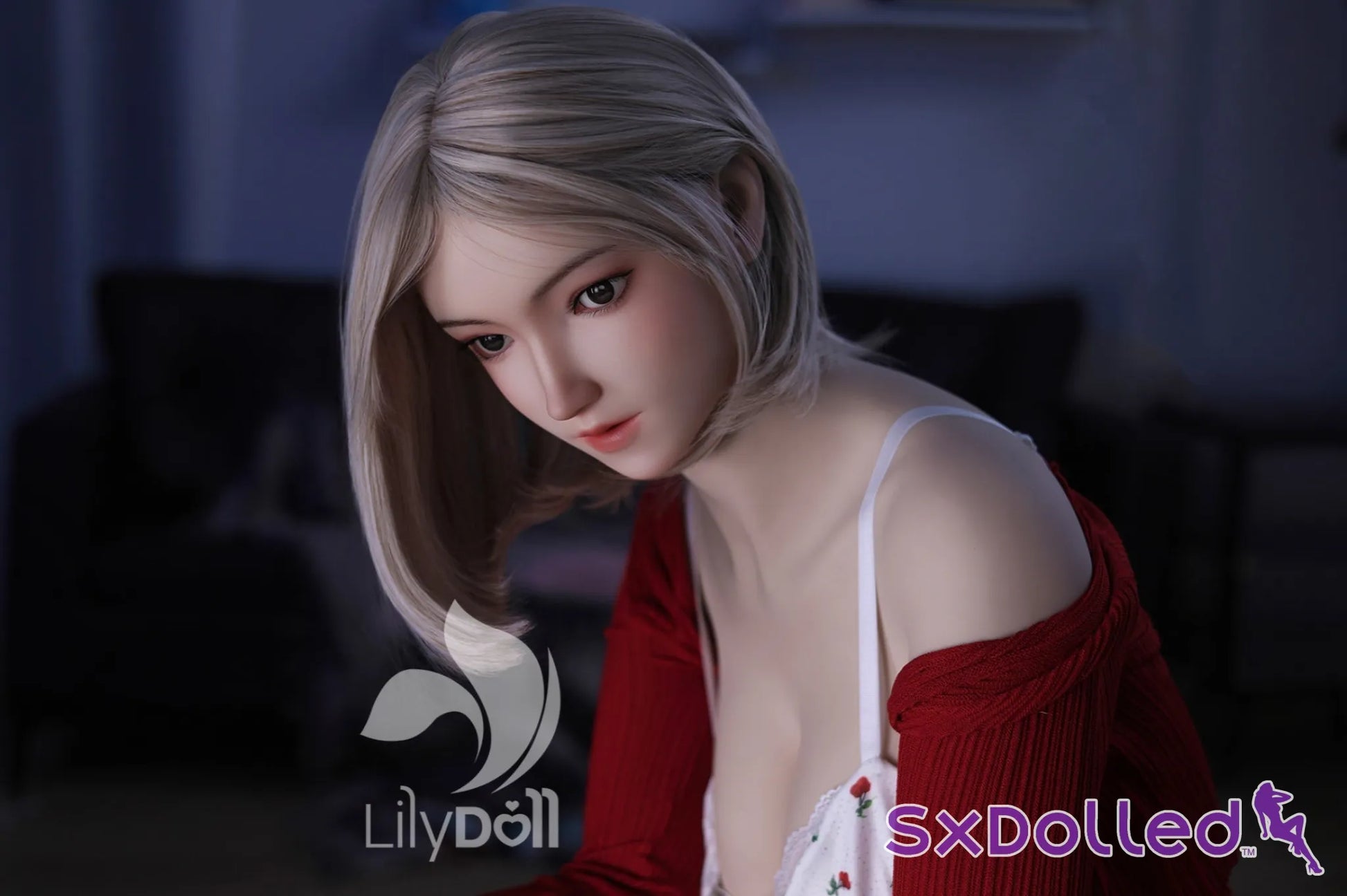 Freya A (F-Cup) (168cm) | Soft Face Short Hair Sex Doll | Lily Doll F-Cup / 168cm / Grey Sex Doll