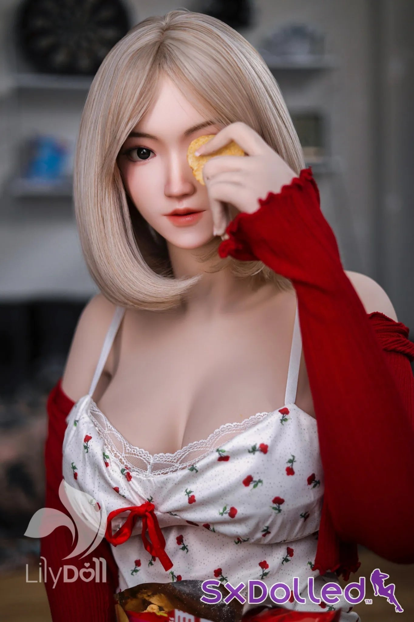 Freya A (F-Cup) (168cm) | Soft Face Short Hair Sex Doll | Lily Doll F-Cup / 168cm / Grey Sex Doll