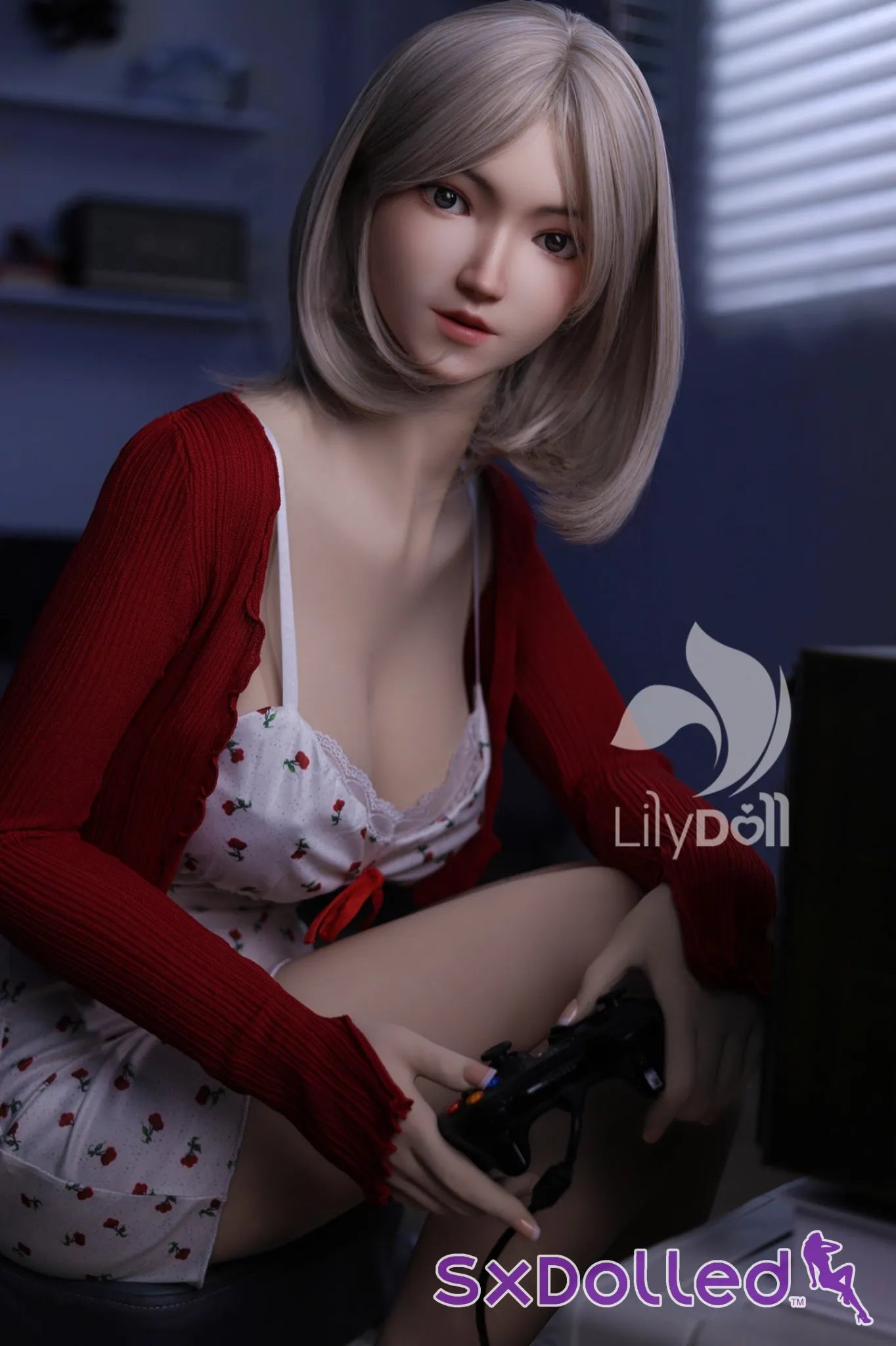 Freya A (F-Cup) (168cm) | Soft Face Short Hair Sex Doll | Lily Doll F-Cup / 168cm / Grey Sex Doll
