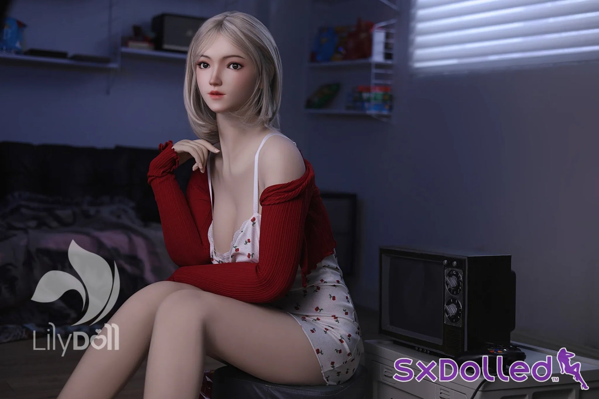 Freya A (F-Cup) (168cm) | Soft Face Short Hair Sex Doll | Lily Doll F-Cup / 168cm / Grey Sex Doll
