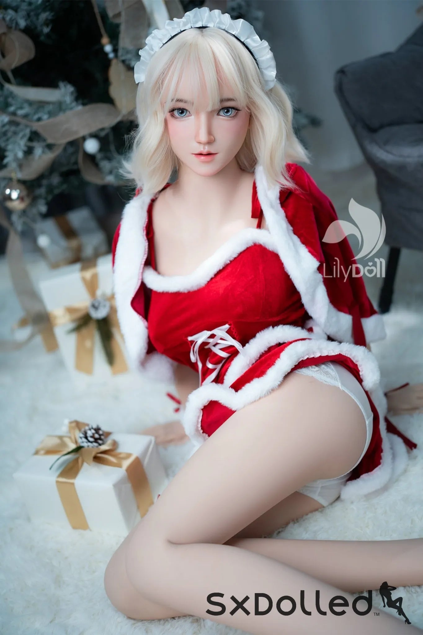 Freya C (D-Cup) (158cm) | Blonde Christmas Sex Doll | Lily Doll D-Cup / 158cm / Blonde Sex Doll