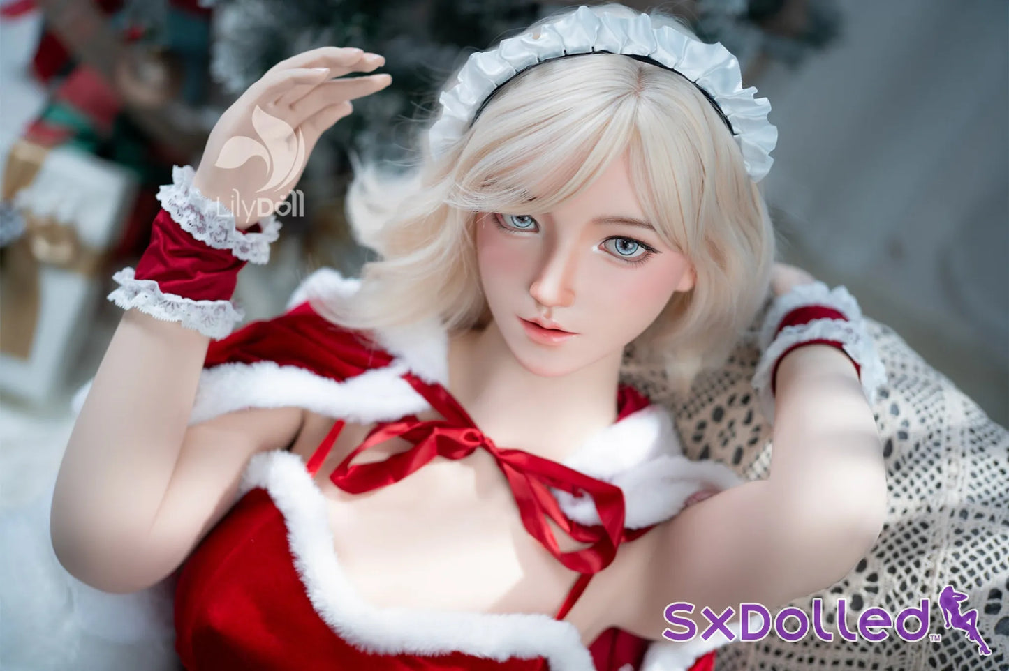 Freya C (D-Cup) (158cm) | Blonde Christmas Sex Doll | Lily Doll D-Cup / 158cm / Blonde Sex Doll