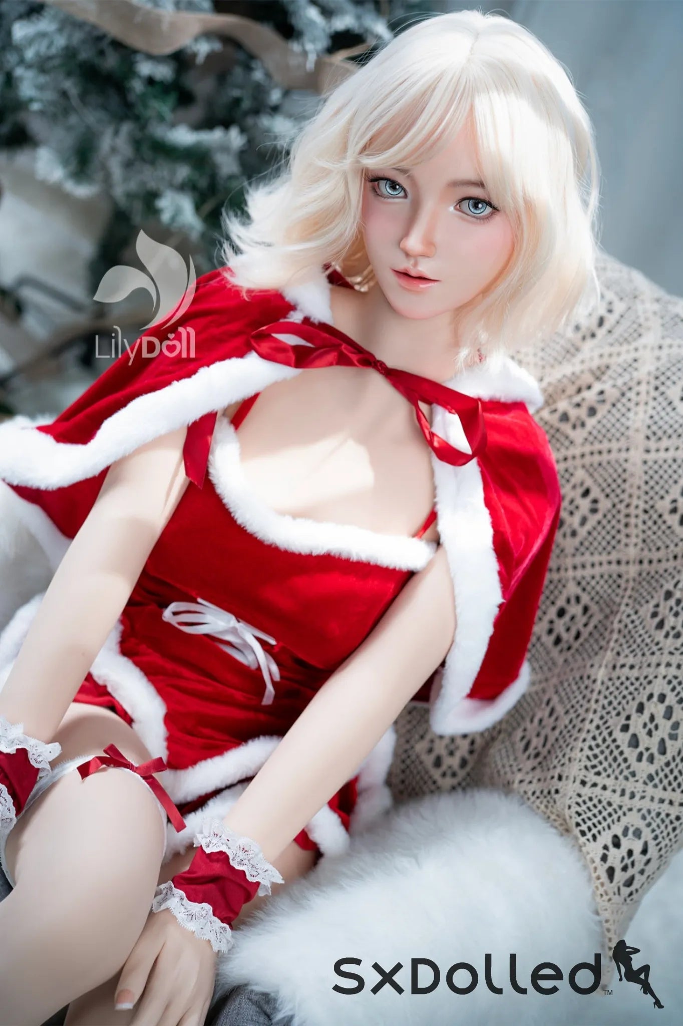 Freya C (D-Cup) (158cm) | Blonde Christmas Sex Doll | Lily Doll D-Cup / 158cm / Blonde Sex Doll