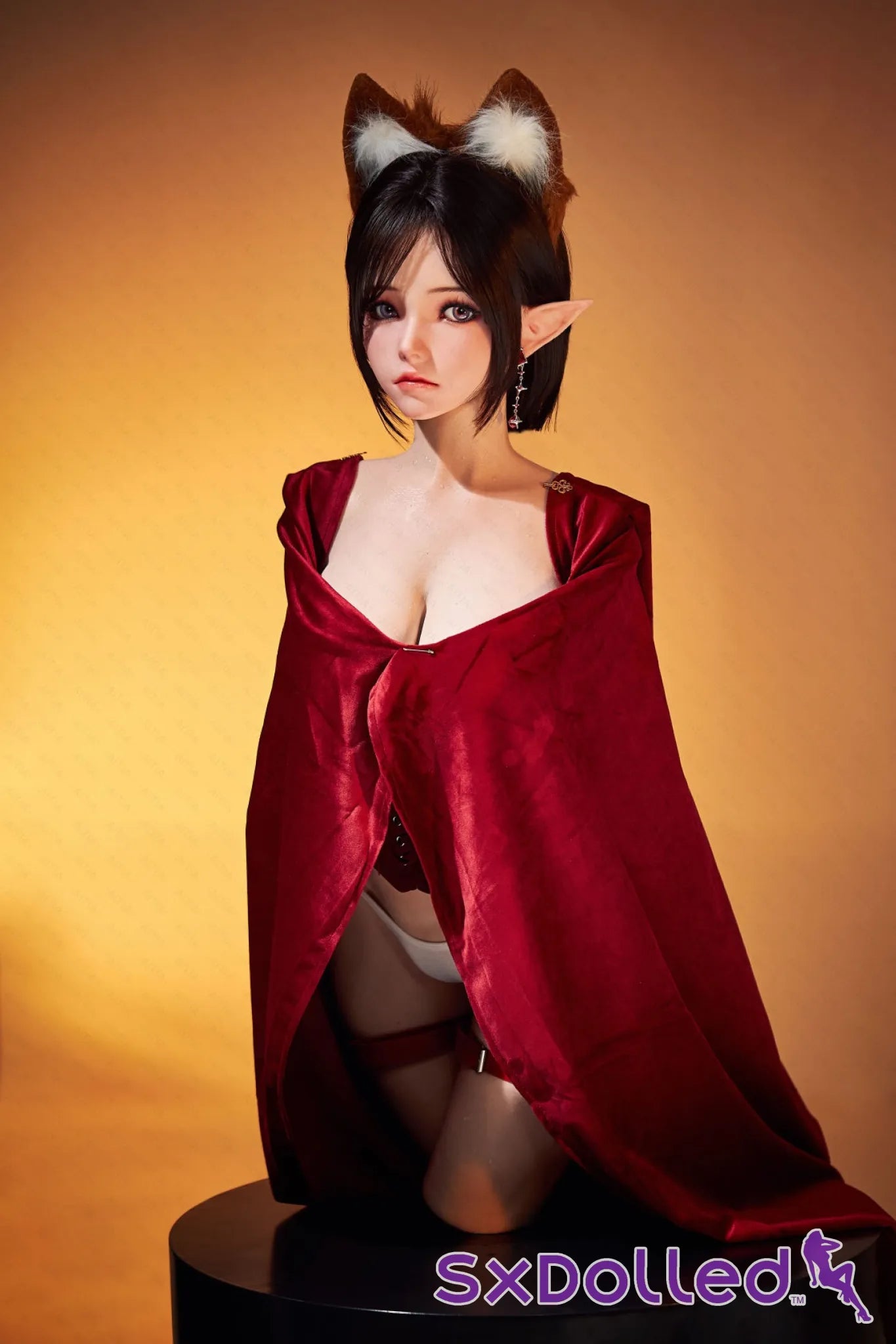 Galienne (G-Cup) (77cm) | Brunette Caucasian Sex Doll Torso | AITIA G-Cup / 77cm / Brunette Sex Torso