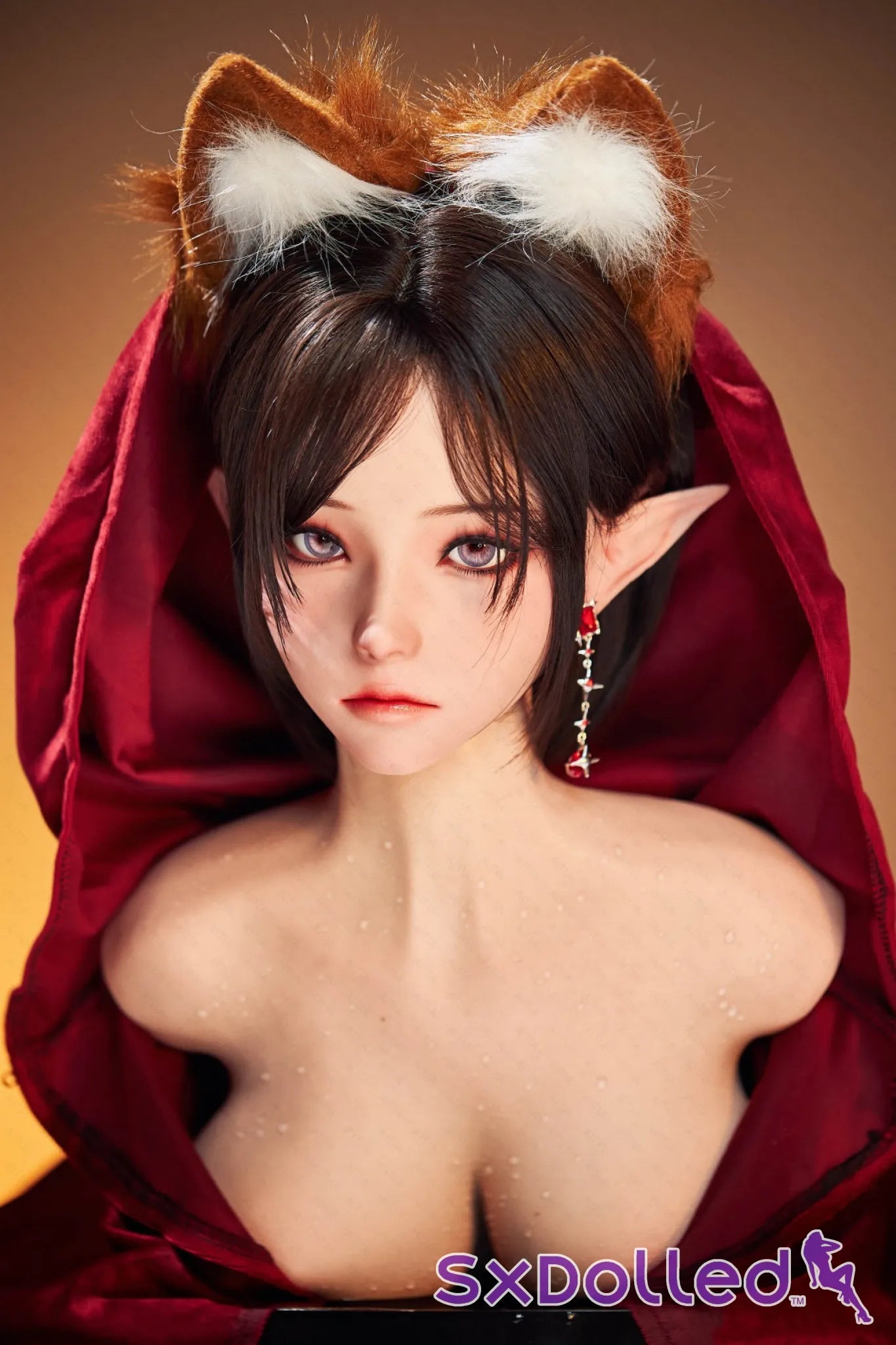 Galienne (G-Cup) (77cm) | Brunette Caucasian Sex Doll Torso | AITIA G-Cup / 77cm / Brunette Sex Torso