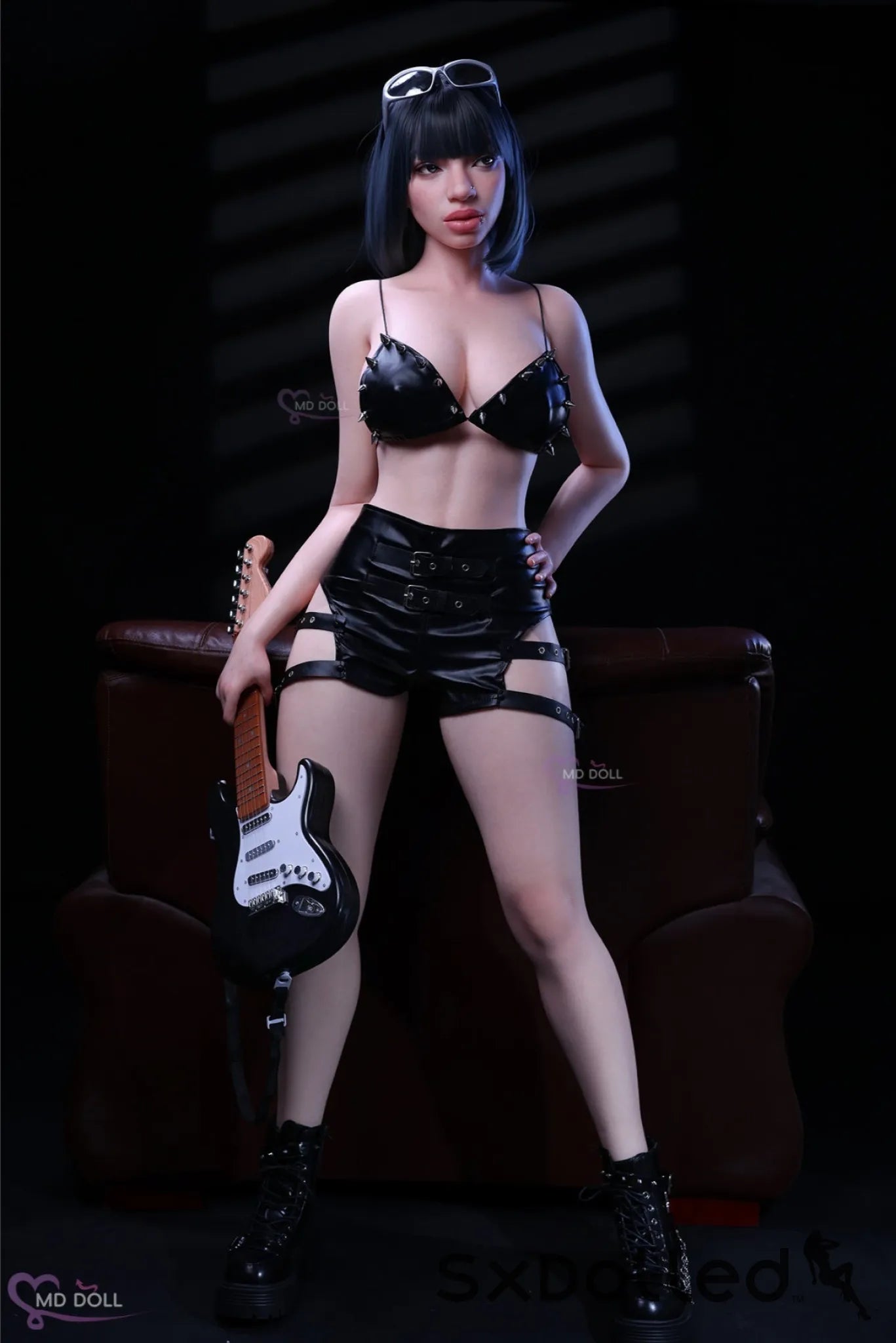 Gianna A (D-Cup) (166cm) | Rock Guitarist Feamle Sex Doll | MD Doll D-Cup / 166cm / Black Sex Doll