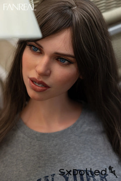 Gina A (G-Cup) (95cm) | Thick Muscular Sex Doll Torso | Fanreal G-Cup / 95cm / Brunette Sex Doll