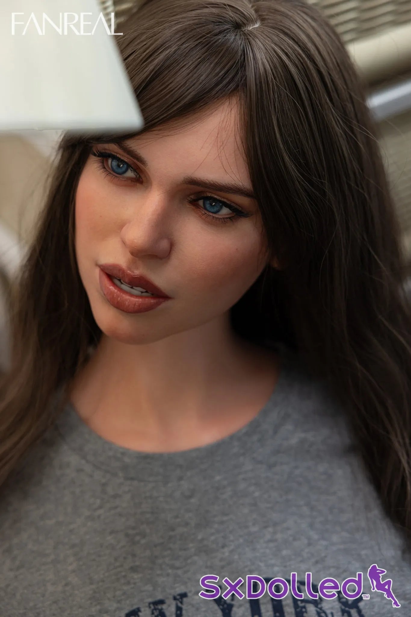 Gina A (G-Cup) (95cm) | Thick Muscular Sex Doll Torso | Fanreal G-Cup / 95cm / Brunette Sex Doll