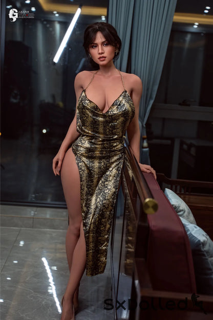 Gina B (G-Cup) (164cm) | Ultra Realistic Sex Doll | Gynoid Doll G-Cup / 164cm / Brunette Sex Doll