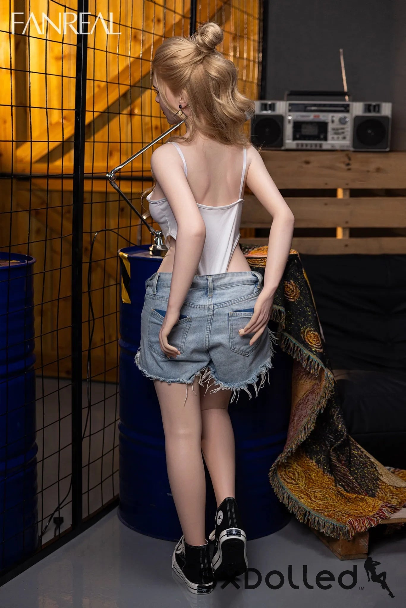 Gina C (F Cup) (155cm) | Ultra Realistic Caucasian Sex Doll | Fanreal F Cup / 155cm / Blonde Sex Doll