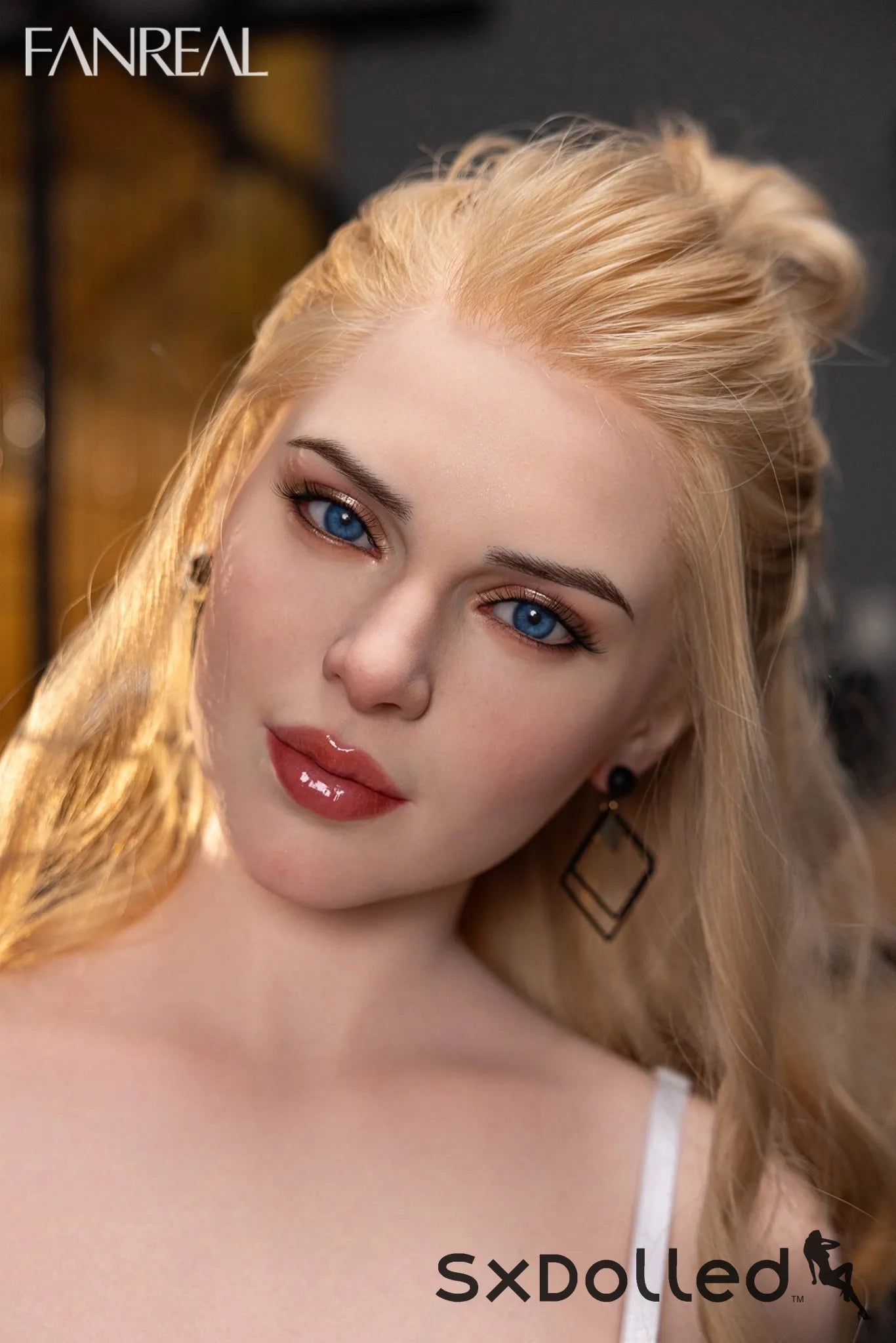 Gina C (F Cup) (155cm) | Ultra Realistic Caucasian Sex Doll | Fanreal F Cup / 155cm / Blonde Sex Doll