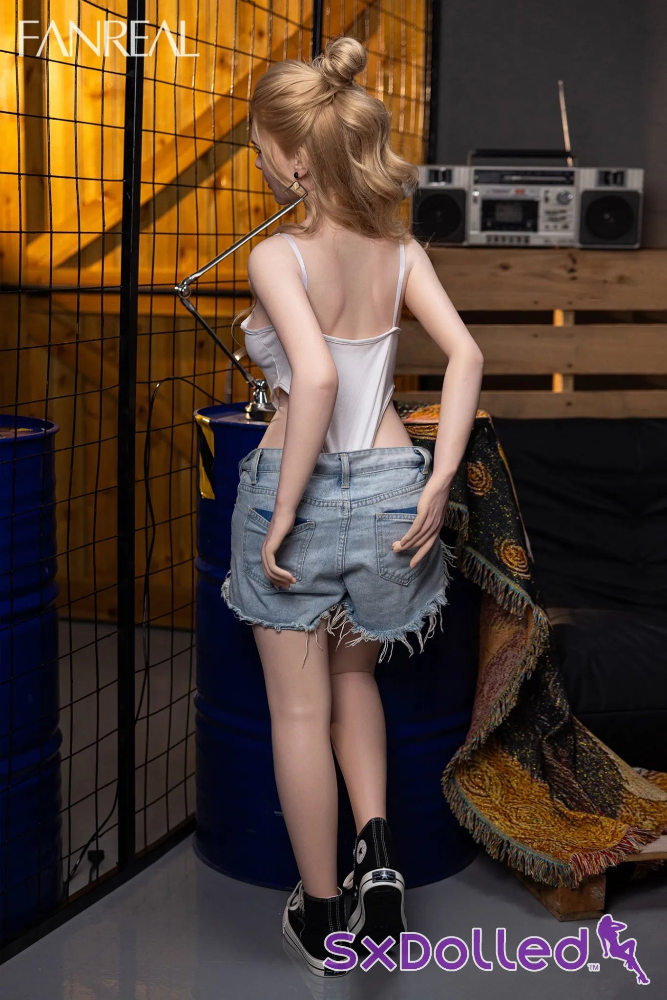 Gina C (F Cup) (155cm) | Ultra Realistic Caucasian Sex Doll | Fanreal F Cup / 155cm / Blonde Sex Doll