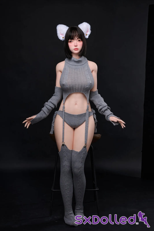 Giraud A (F-Cup) (160cm) | Asian Hourglass Kitty Sex Doll | BQ Doll F-Cup / 160cm / Brunette Sex Doll
